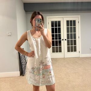 LAST CHANCE NWOT Vineyard Vines Anguilla Beach Print Cover-Up